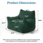 Bean Bag Chair For Adults Teens  Comfy Corduroy Beanbag Lazy Lounge Chair