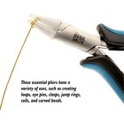 Round Nose Nylon Jaw Pliers     5 Inches  127mm      Ergonomic Handle  Double Lea   