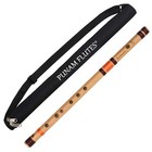 Punam Flutes D Natural Medium Right Handed Bamboo Bansuri Size 17 3  Inches