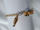 Anklet  Bracelet  Braided  Beaded  Barefoot Sandal  8-10  Usa Seller New