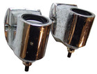 2 Vintage Perko Yacht Bulkhead Galley Art Deco Light Fixture Camper Boat Cabin