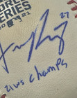 Austin Riley Signed  21 Ws Champs   World Series Baseball Braves Mlb Holo