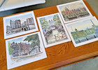 Lot Of 5 Vintage Prints Amsterdam Netherlands-4 In Original Wrapping-circa 1990s
