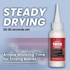 Starbond 2 Oz Thick Super Glue Pro Kit - Premium Gap-filler Ca Glue -   2000 Cps