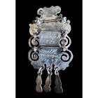 Matilde Poulat Matl Taxco Mexico Sterling Silver Turquoise Amethyst Brooch Pin