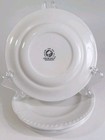 4 Churchill Hotel Super Vitrified Ceramic Round Plate White  7 5  Desert Plates