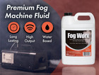 Fogworx Fog Juice - 1 Gallon Of Organic Fog Fluid  128 Oz  - Medium Density  Hig