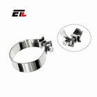2 25   Band Clamps T430 Band Exhaust Clamps Universal New 5 Year Warranty