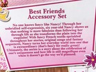 Fancy Nancy Best Firends Bracelets  Snap Hair Clips   Rings Set Disney Junior
