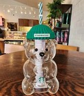 2026 New Starbucks Barista Bear Glass Cup 591ml  Limited Edition Christmas Cup