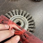 8 Lot Weiler Mighty Mite Wheel Wire Brush Lot Used   2  13120   6  94265 