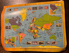 Harris Pioneer World-wide Postage Stamp Album With Some Stamps Inside