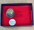 Vintage Rare South Dakota Handcrafted Genuine Pewter Thimble Collector s Gem 