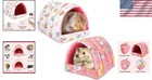 2 Pack Guinea Pig Bed Washable Hideout Cage House Rabbit Chinchilla Hamster Pet
