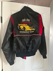 Vintage Signed Satin    snap On    Jacket