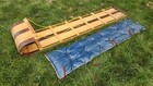 Vintage Gladding Toboggan All Wood With Paded Sled 6 9 