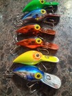 Lot Of 6 Storm Pre Rapala Magnum Wiggle Wart Fishing Lures  av-series 