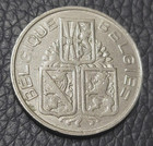 1939 Belgium 1 Franc Coin