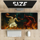 Trading Card Game Playmat  24x14 In  Stitched Edge