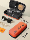 Large Double Eyeglasses Case  Shockproof Hard Eva Shell Dual Sunglasses Organize