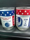 Vintage Libbey Nasa Apollo 11  12 Moon Mission Drinking Glasses