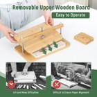 Jfnoraiva Book Press  11   7 9 In Bamboo Wooden Binding  Portable Small 