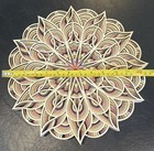 Multilayer Wooden Mandala Boho Wall Art Decor Handcrafted 6 Layered - A0107