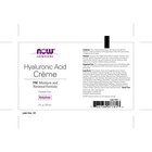 Now Foods Solutions Hyaluronic Acid Creme Pm Moisturising Renew Formula 59ml