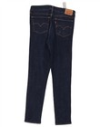 Levi s Womens 711 Skinny Jeans W29 L28 Navy Blue Cotton Bf19