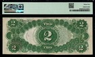 1917  2 Large Size Pmg Choice Very Fine 35 Legal Tender United States Note 