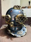Antique Diving Divers Helmet Mark V Vintage Navy Us Sea Deep Scuba Morse 