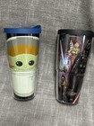Star Wars Trilogy Tervis Tumbler Bundle The Child Grogu   Princess Leia W  Lids