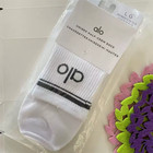 Alo New Collection Of High-quality Socks   2 Pairs   with Classic Embroidered Letter