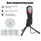 Professional Condenser Sound Podcast Studio Microphone For Pc Laptop Msn Skype