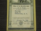 Vintage 1945 Bsa Boy Scouts  America R E Bruno  Schenectady Chairman Card