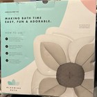 Blooming Bath Lotus 4 Petal Baby Bath - White gray dark Gray