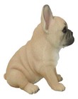 Realistic Adorable Fawn French Bulldog Puppy 6 h Cute Frenchie Dog Figurine