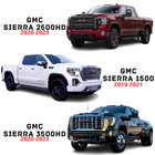 Fit For 2020-2024 Gmc Sierra 1500 2500hd 3500hd Front   Rear Emblem Black 2pcs