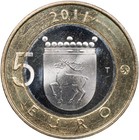 Finland Coin 5 Euro 2011  unc Bi-metallic  Aland