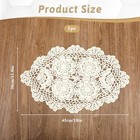 Doilies For Tables  Oval Lace Doilies Handmade Cotton Crochet Placemats Lace 1