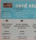 Stampin  Up 8 1 2 X 11 Assorted Color Card Stock 33 Sheets    L  k  