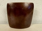 Vintage Antique Japanese Bronze Ovoid Pocket Form Vase