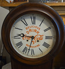 Vintage Coca-cola Regulator Wall Clock 31  X 18  X 4 25 