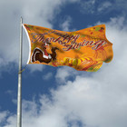 Happy Thanksgiving  turkey  Polyester Flag 3x5 Ft