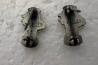Vintage T v  Allen Sterling Silver Fire Hydrant Collar Lapel Pins Pair