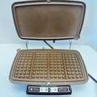 Vintage Ge General Electric Automatic Grill Waffle Baker Chrome 14g44t Usa Works