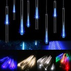 Led Lights Meteor Shower Rain Xmas Snowfall Tree Icicle Outdoor Christmas Decor