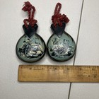Vintage Spanish Themed Wooden Castanets