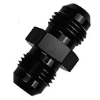 Male Flare Union Coupling Hose Fitting Adapter An 10 To 10 An 10an Black