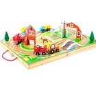 Melissa   Doug Wooden Take-along Farm 17-pieces Portable New